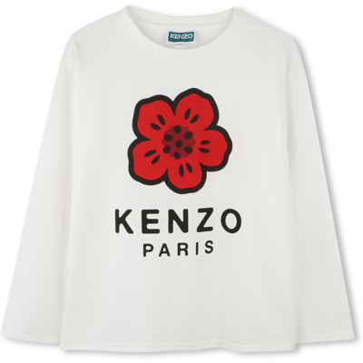 Kenzo Kids - Tee-shirt À Manches Longues En Jersey - Offwhite - Unisexe - 5 Ans OFFWHITE 5 ans unisex - Publicité Kenzo Kids - Tee-shirt À Manches Longues En Jersey - Offwhite - Unisexe - 5 Ans OFFWHITE 5 ans unisex - Publicité