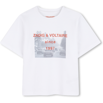 Zadig & Voltaire - Tee-shirt Manches Courtes - Blanc - Garçon - 4 Ans BLANC 4 ans male - Publicité Zadig & Voltaire - Tee-shirt Manches Courtes - Blanc - Garçon - 4 Ans BLANC 4 ans male - Publicité