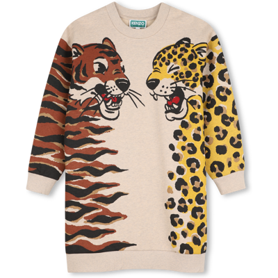 Kenzo Kids - Robe Sweat-shirt-shirt - Biscuit - Fille - 2 Ans BISCUIT 2 ans female - Publicité Kenzo Kids - Robe Sweat-shirt-shirt - Biscuit - Fille - 2 Ans BISCUIT 2 ans female - Publicité