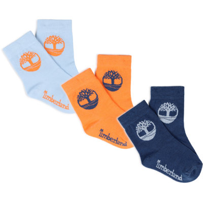 Timberland - Lot De 3 Paires De Chaussettes - Slate Blue - Garçon - Taille 17 SLATE BLUE taille 17 male - Publicité Timberland - Lot De 3 Paires De Chaussettes - Slate Blue - Garçon - Taille 17 SLATE BLUE taille 17 male - Publicité