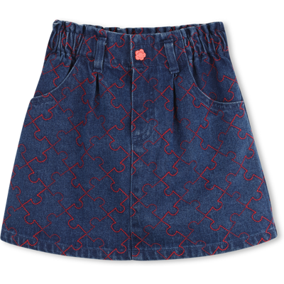 Kenzo Kids - Jupe En Denim - Dble Stone+brossage - Fille - 8 Ans DBLE STONE+BROSSAGE 8 ans female - Publicité Kenzo Kids - Jupe En Denim - Dble Stone+brossage - Fille - 8 Ans DBLE STONE+BROSSAGE 8 ans female - Publicité