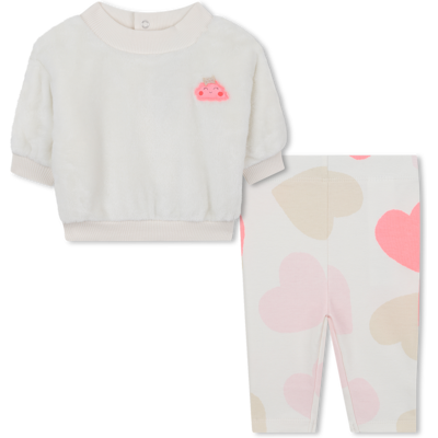 Billieblush - Ensemble Sweat Et Pantalon - Rice - Fille - 12 Mois RICE 12 mois female - Publicité Billieblush - Ensemble Sweat Et Pantalon - Rice - Fille - 12 Mois RICE 12 mois female - Publicité