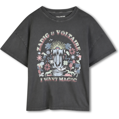 Zadig & Voltaire - Tee-shirt Manches Courtes - Black - Fille - 5 Ans BLACK 5 ans female - Publicité Zadig & Voltaire - Tee-shirt Manches Courtes - Black - Fille - 5 Ans BLACK 5 ans female - Publicité