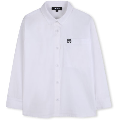 Dkny - Chemise Manches Longues - Blanc - Unisexe - 14 Ans BLANC 14 ans unisex - Publicité Dkny - Chemise Manches Longues - Blanc - Unisexe - 14 Ans BLANC 14 ans unisex - Publicité
