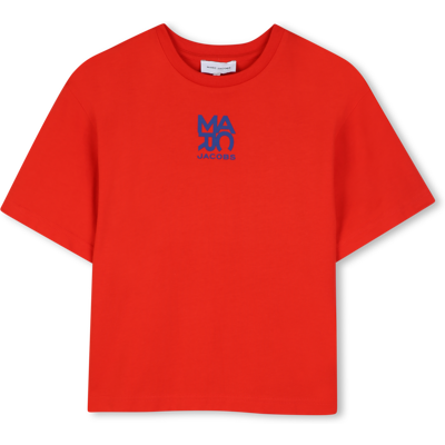 Marc Jacobs - Tee-shirt Manches Courtes - Red - Garçon - 10 Ans RED 10 ans male - Publicité Marc Jacobs - Tee-shirt Manches Courtes - Red - Garçon - 10 Ans RED 10 ans male - Publicité