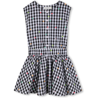 Billieblush - Robe En Coton Vichy - Blanc Noir - Fille - 12 Ans BLANC NOIR 12 ans female - Publicité Billieblush - Robe En Coton Vichy - Blanc Noir - Fille - 12 Ans BLANC NOIR 12 ans female - Publicité