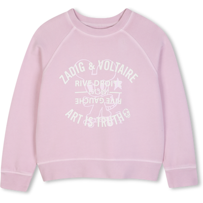 Zadig & Voltaire - Sweat-shirt - Rose Clair - Fille - 10 Ans ROSE CLAIR 10 ans female - Publicité Zadig & Voltaire - Sweat-shirt - Rose Clair - Fille - 10 Ans ROSE CLAIR 10 ans female - Publicité