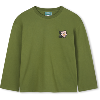 Kenzo Kids - T-shirt À Manches Longues - Sphagnum - Fille - 12 Ans SPHAGNUM 12 ans female - Publicité Kenzo Kids - T-shirt À Manches Longues - Sphagnum - Fille - 12 Ans SPHAGNUM 12 ans female - Publicité