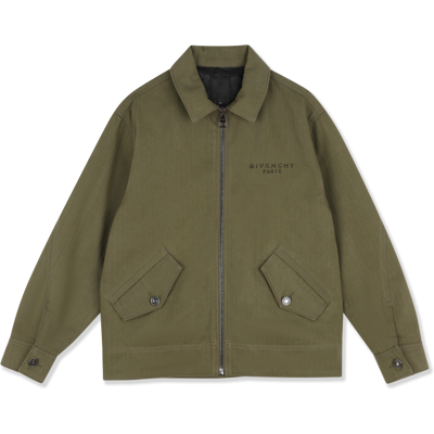 Givenchy - Veste - Vert Army - Garçon - 4 Ans VERT ARMY 4 ans male - Publicité Givenchy - Veste - Vert Army - Garçon - 4 Ans VERT ARMY 4 ans male - Publicité