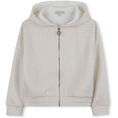 Michael Kors - Sweat Zippé À Capuche - Riz - Fille - 10 Ans RIZ 10 ans female - Publicité Michael Kors - Sweat Zippé À Capuche - Riz - Fille - 10 Ans RIZ 10 ans female - Publicité