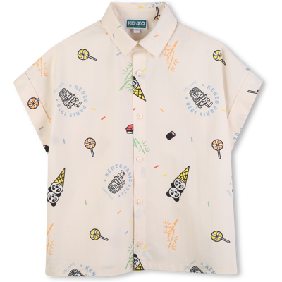 Kenzo Kids - Chemise Manches Courtes - Nougat - Garçon - 5 Ans NOUGAT 5 ans male - Publicité Kenzo Kids - Chemise Manches Courtes - Nougat - Garçon - 5 Ans NOUGAT 5 ans male - Publicité