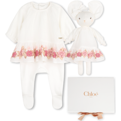 Chloe - Ensemble Pyjama Et Doudou - Offwhite - Fille - 1 Mois OFFWHITE 1 mois female - Publicité Chloe - Ensemble Pyjama Et Doudou - Offwhite - Fille - 1 Mois OFFWHITE 1 mois female - Publicité