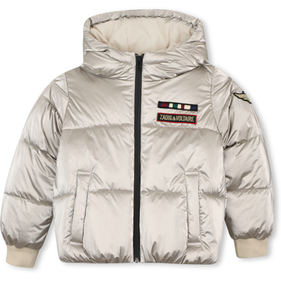 Zadig & Voltaire - Doudoune À Capuche - Or Blanc - Fille - 4 Ans OR BLANC 4 ans female - Publicité Zadig & Voltaire - Doudoune À Capuche - Or Blanc - Fille - 4 Ans OR BLANC 4 ans female - Publicité