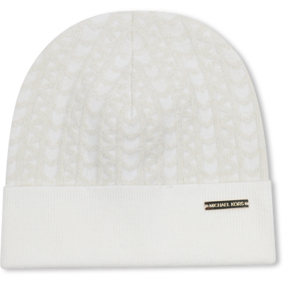 Michael Kors - Bonnet En Tricot - Riz - Fille - Taille T2 RIZ taille T2 female - Publicité Michael Kors - Bonnet En Tricot - Riz - Fille - Taille T2 RIZ taille T2 female - Publicité