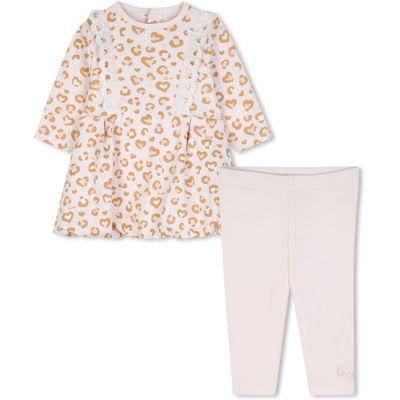 Kenzo Kids - Ensemble Robe Et Legging - Litchi - Fille - 6 Mois LITCHI 6 mois female - Publicité Kenzo Kids - Ensemble Robe Et Legging - Litchi - Fille - 6 Mois LITCHI 6 mois female - Publicité