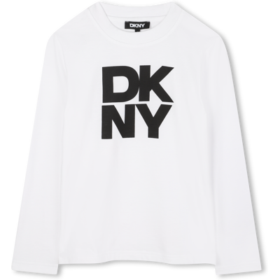 Dkny - T-shirt À Manches Longues - Blanc - Unisexe - 14 Ans BLANC 14 ans unisex - Publicité Dkny - T-shirt À Manches Longues - Blanc - Unisexe - 14 Ans BLANC 14 ans unisex - Publicité