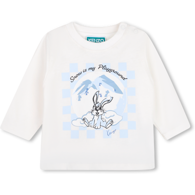 Kenzo Kids - Tee-shirt Manches Longues - Offwhite - Garçon - 12 Mois OFFWHITE 12 mois male - Publicité Kenzo Kids - Tee-shirt Manches Longues - Offwhite - Garçon - 12 Mois OFFWHITE 12 mois male - Publicité