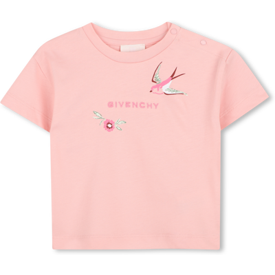 Givenchy - Tee-shirt Manches Courtes - Rose Pink - Fille - 9 Mois ROSE PINK 9 mois female - Publicité Givenchy - Tee-shirt Manches Courtes - Rose Pink - Fille - 9 Mois ROSE PINK 9 mois female - Publicité