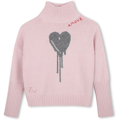 Zadig & Voltaire - Pull - Pink Blush Chine - Fille - 6 Ans PINK BLUSH CHINE 6 ans female - Publicité Zadig & Voltaire - Pull - Pink Blush Chine - Fille - 6 Ans PINK BLUSH CHINE 6 ans female - Publicité