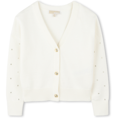 Michael Kors - Cardigan Boutonné En Tricot - Riz - Fille - 4 Ans RIZ 4 ans female - Publicité Michael Kors - Cardigan Boutonné En Tricot - Riz - Fille - 4 Ans RIZ 4 ans female - Publicité