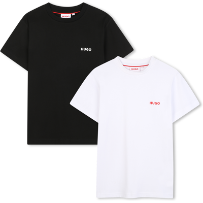 Hugo - Lot De Tee-shirts - Noir Blanc - Garçon - 4 Ans NOIR BLANC 4 ans male - Publicité Hugo - Lot De Tee-shirts - Noir Blanc - Garçon - 4 Ans NOIR BLANC 4 ans male - Publicité
