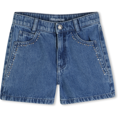 Zadig & Voltaire - Short En Jean - Double Stone+brossage - Fille - 8 Ans DOUBLE STONE+BROSSAGE 8 ans female - Publicité Zadig & Voltaire - Short En Jean - Double Stone+brossage - Fille - 8 Ans DOUBLE STONE+BROSSAGE 8 ans female - Publicité