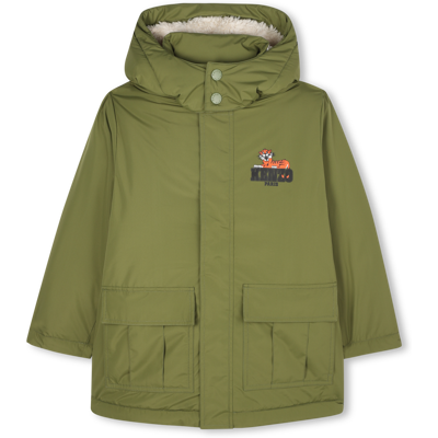 Kenzo Kids - Parka À Capuche - Sphagnum - Garçon - 4 Ans SPHAGNUM 4 ans male - Publicité Kenzo Kids - Parka À Capuche - Sphagnum - Garçon - 4 Ans SPHAGNUM 4 ans male - Publicité