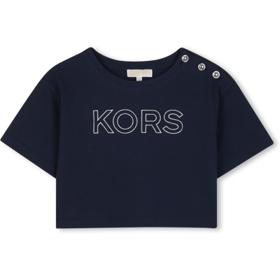 Michael Kors - Tee-shirt Manches Courtes - Bleu Cargo - Fille - 2 Ans BLEU CARGO 2 ans female - Publicité Michael Kors - Tee-shirt Manches Courtes - Bleu Cargo - Fille - 2 Ans BLEU CARGO 2 ans female - Publicité