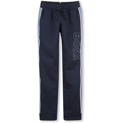 Boss - Pantalon De Jogging - Bleu Cargo - Garçon - M BLEU CARGO M male - Publicité Boss - Pantalon De Jogging - Bleu Cargo - Garçon - M BLEU CARGO M male - Publicité