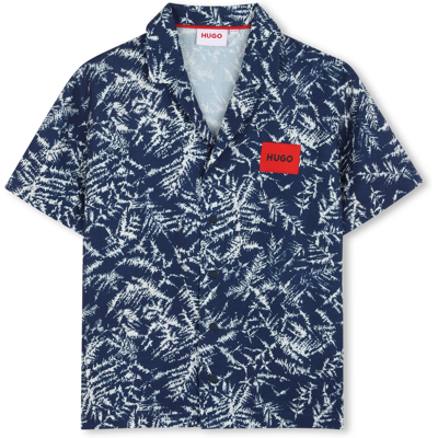 Hugo - Chemise Manches Courtes - Bleu Blanc - Garçon - 10 Ans BLEU BLANC 10 ans male - Publicité Hugo - Chemise Manches Courtes - Bleu Blanc - Garçon - 10 Ans BLEU BLANC 10 ans male - Publicité