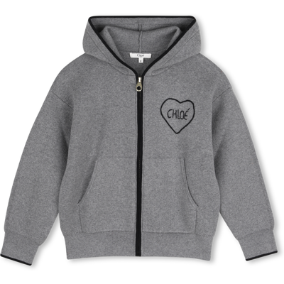 Chloe - Cardigan En Tricot - Gris Chine - Fille - 14 Ans GRIS CHINE 14 ans female - Publicité Chloe - Cardigan En Tricot - Gris Chine - Fille - 14 Ans GRIS CHINE 14 ans female - Publicité