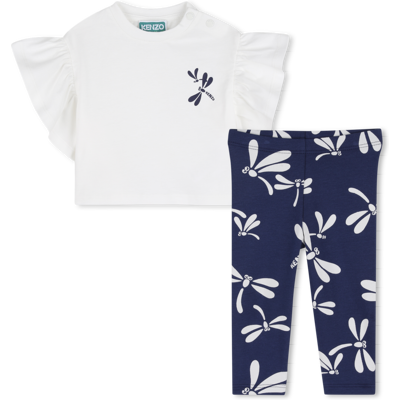Kenzo Kids - Ensemble Tee-shirt Et Legging - Medieval Blue - Fille - 2 Ans MEDIEVAL BLUE 2 ans female - Publicité Kenzo Kids - Ensemble Tee-shirt Et Legging - Medieval Blue - Fille - 2 Ans MEDIEVAL BLUE 2 ans female - Publicité