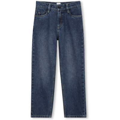 Boss - Jean Coupe Loose - Dble Stone+brossage - Garçon - 4 Ans DBLE STONE+BROSSAGE 4 ans male - Publicité Boss - Jean Coupe Loose - Dble Stone+brossage - Garçon - 4 Ans DBLE STONE+BROSSAGE 4 ans male - Publicité