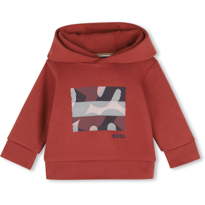 Boss - Sweat-shirt À Capuche - Burnt Red - Garçon - 3 Ans BURNT RED 3 ans male - Publicité Boss - Sweat-shirt À Capuche - Burnt Red - Garçon - 3 Ans BURNT RED 3 ans male - Publicité