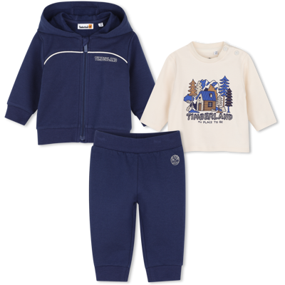 Timberland - Ensemble Pantalon, Cardigan Et Tee-shirt - Medieval Blue - Garçon - 9 Mois MEDIEVAL BLUE 9 mois male - Publicité Timberland - Ensemble Pantalon, Cardigan Et Tee-shirt - Medieval Blue - Garçon - 9 Mois MEDIEVAL BLUE 9 mois male - Publicité