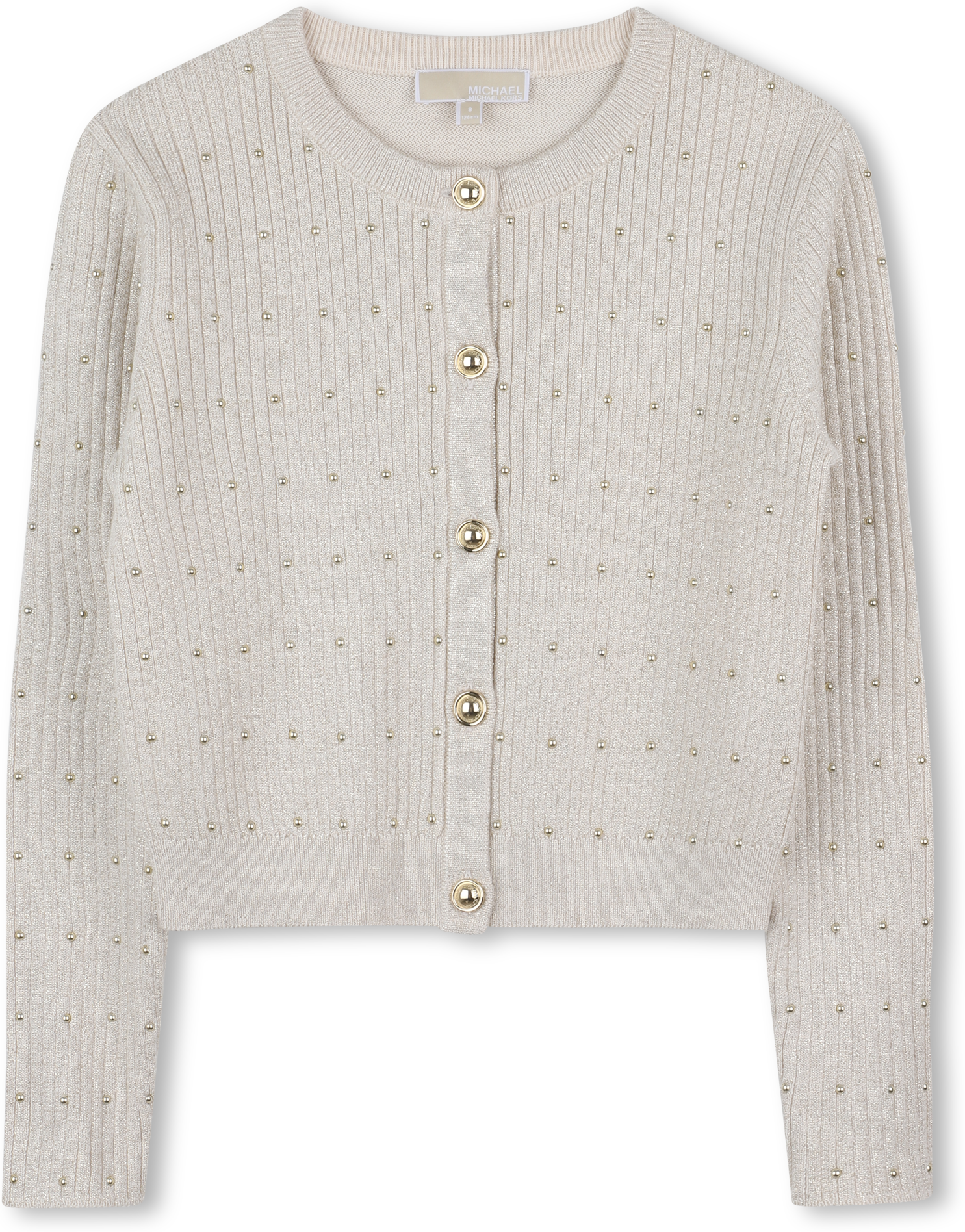 Michael Kors - Cardigan En Tricot - Fille - Taille 8 ans - Dore Clair - Kids Around DORE CLAIR 08A female