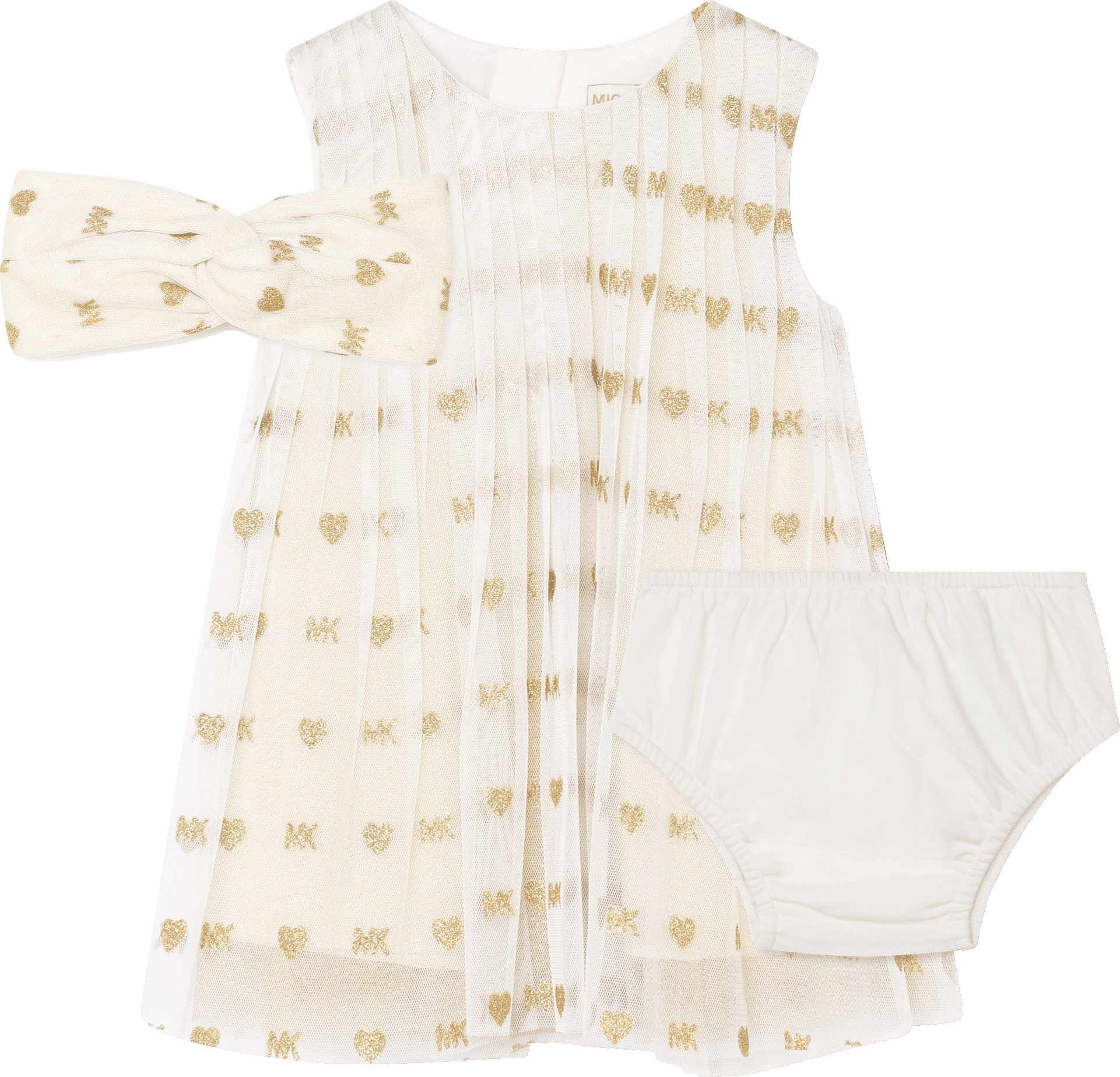 Michael Kors - Robe Plissée Sans Manche - Fille - Taille 12m - 117 - Kids Around 117 12M female