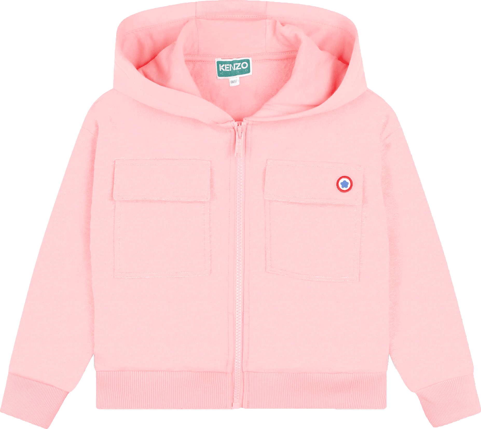 Kenzo Kids - Cardigan De Jogging - Fille - Taille 14 ans - Rose - Kids Around rose 14A female