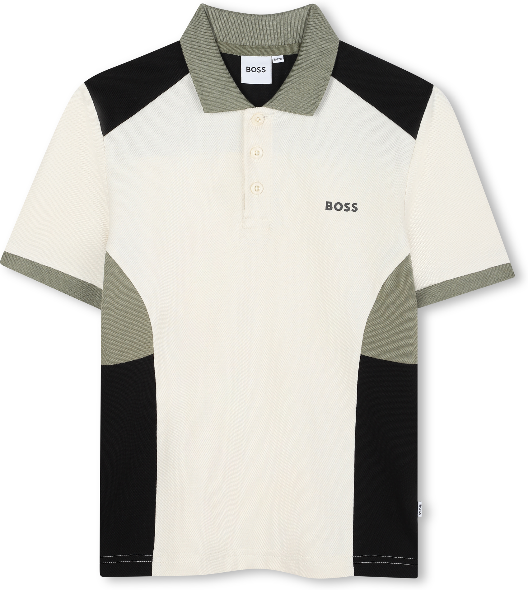 Boss - Polo à Manches Courtes - Garçon - Taille 6 ans - Vanille - Kids Around VANILLE 06A male
