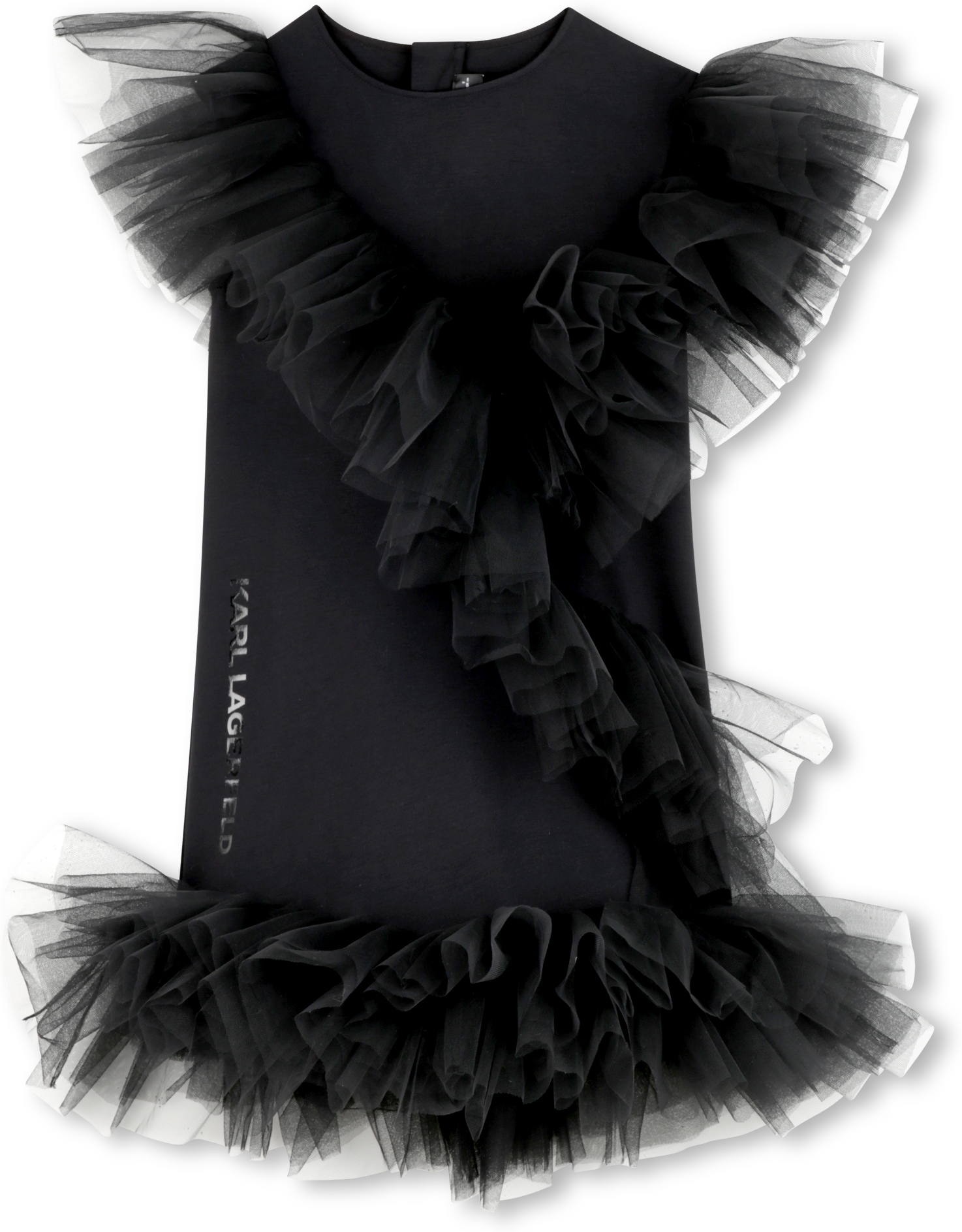 Karl Lagerfeld Kids - Robe De Cérémonie - Fille - Taille 6 ans - Noir - Kids Around noir 06A female