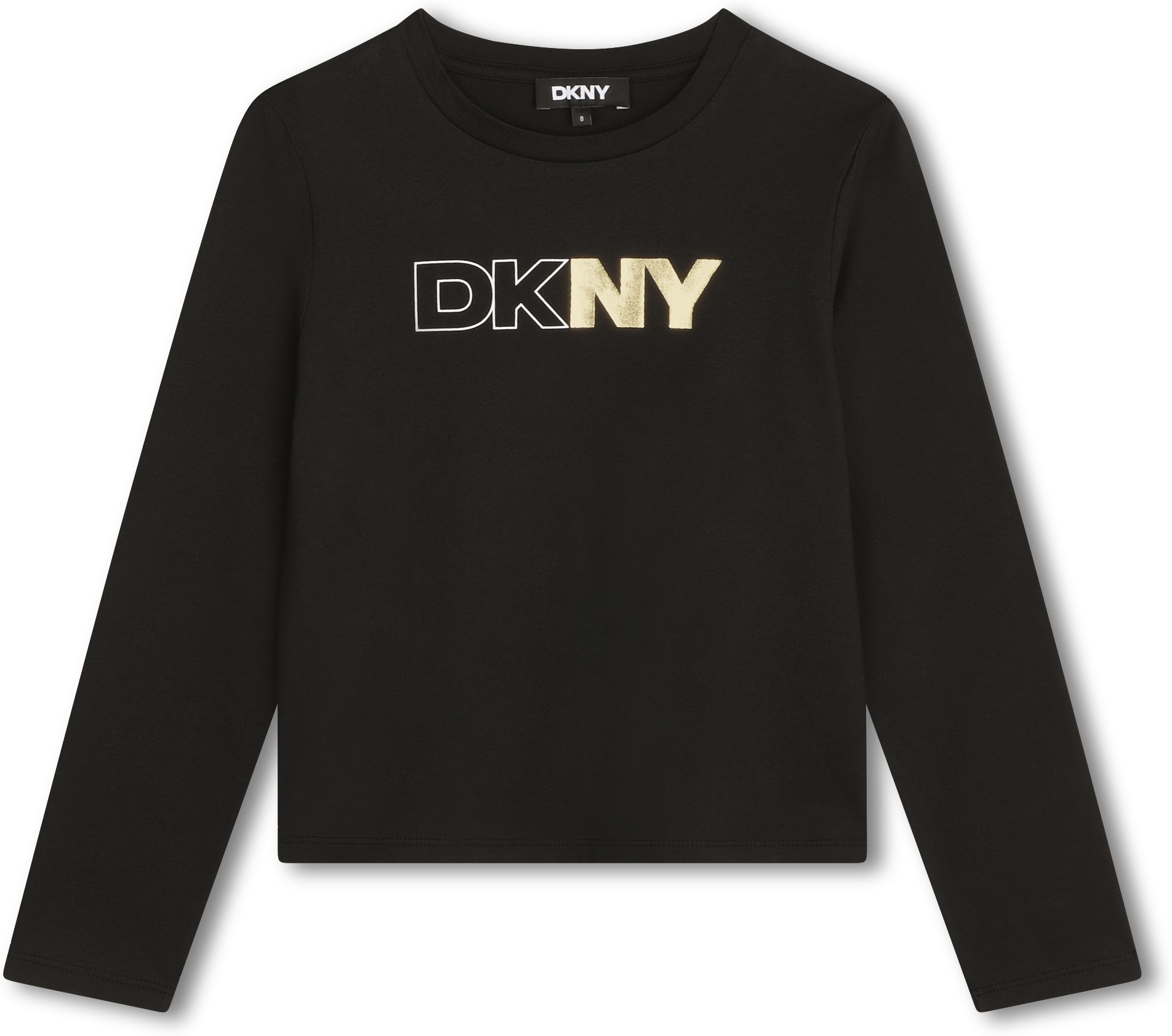 Dkny - T-shirt à Manches Longues - Fille - Taille 4 ans - Noir - Kids Around noir 04A female