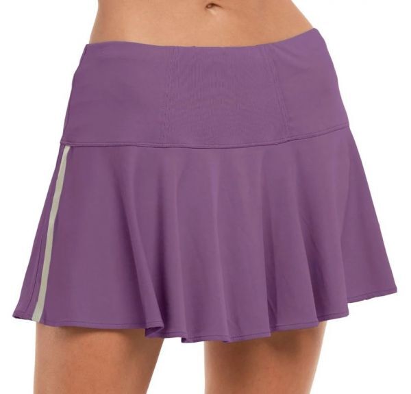 Jupes de tennis pour femmes Lucky in Love Avant Garde 1.0 High Tech Flounce Skirt - dusk violet M female