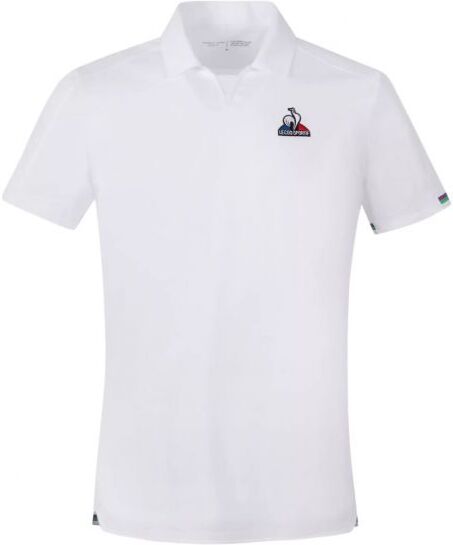 Polo de tennis pour hommes Le Coq Sportif Tennis Pro Polo SS No.1 M - new optical white blanc S male