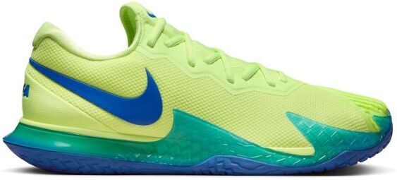 Chaussures de tennis pour hommes Nike Zoom Vapor Cage 4 Rafa - light lemon twist/game royal/light photo blue lime 47,5 male