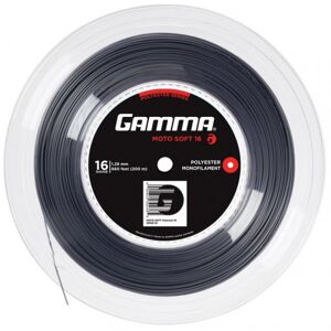 Cordes de tennis Gamma MOTO Soft 200 m grey gris 129 mm unisex