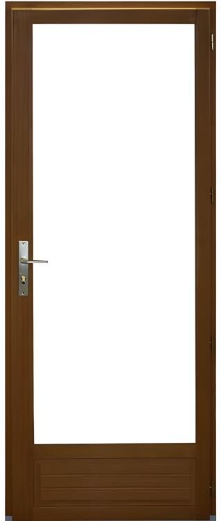 Porte fenêtre Bois 1 Vantail H205 x L80 Tirant Droite Côtes Tableau GD MENUISERIES