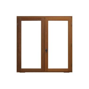 GD Menuiseries fenêtre Bois 2 Vantaux H105 x L110 Côtes Tableau GD MENUISERIES