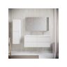 STANO Meuble salle de bain design double vasque FORTINA largeur 120 cm blanc