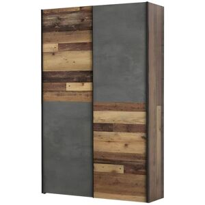 Armoire de chambre multifonctions - Panneaux de particules - Bois