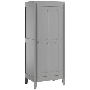 Calicosy Armoire 1 Porte avec Étagères et Penderie L80.5 x H196.8 cm - Milenne